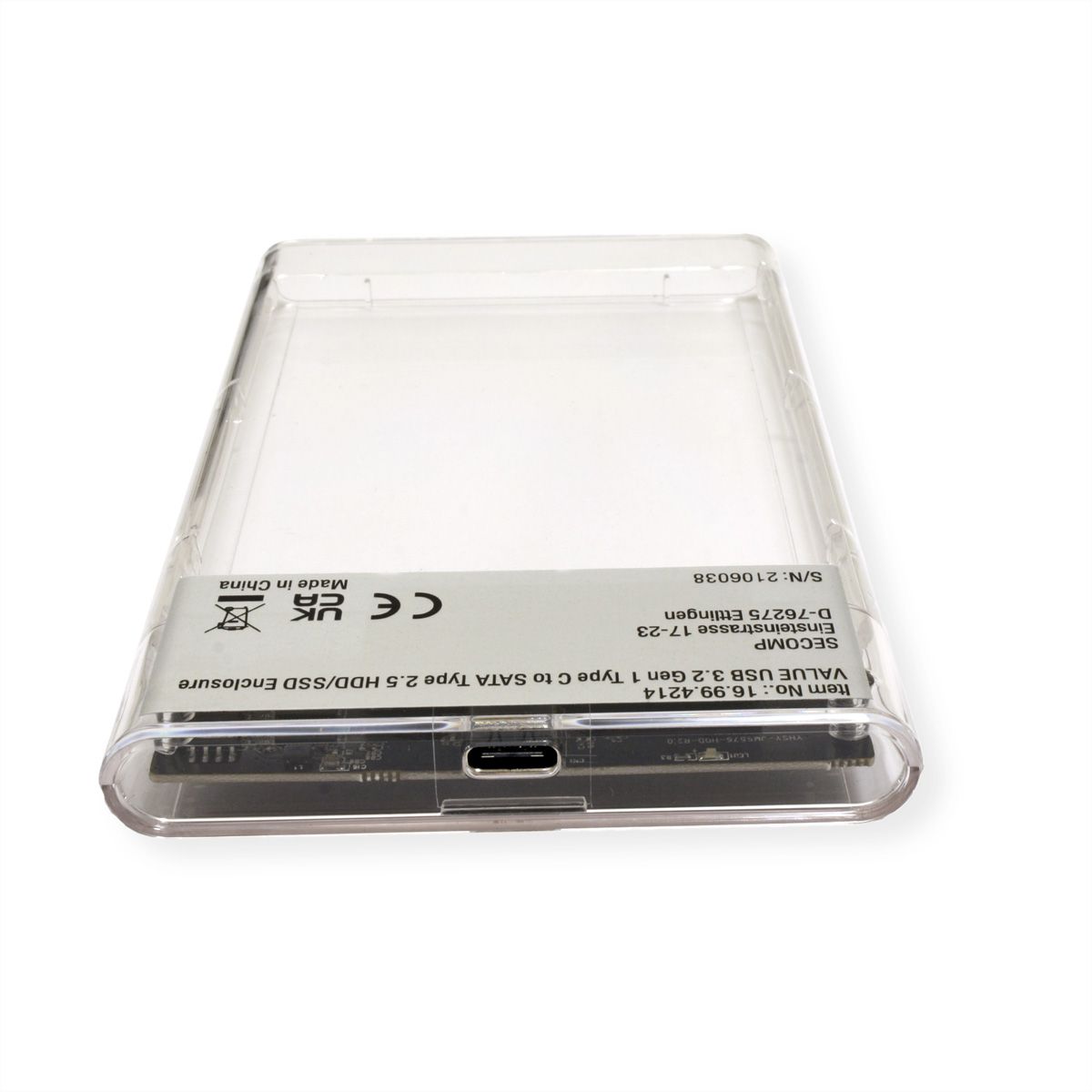 VALUE External Type 2.5 SATA 6.0 Gbit/s HDD/SSD Enclosure, USB 3.2 Gen 1 Type C