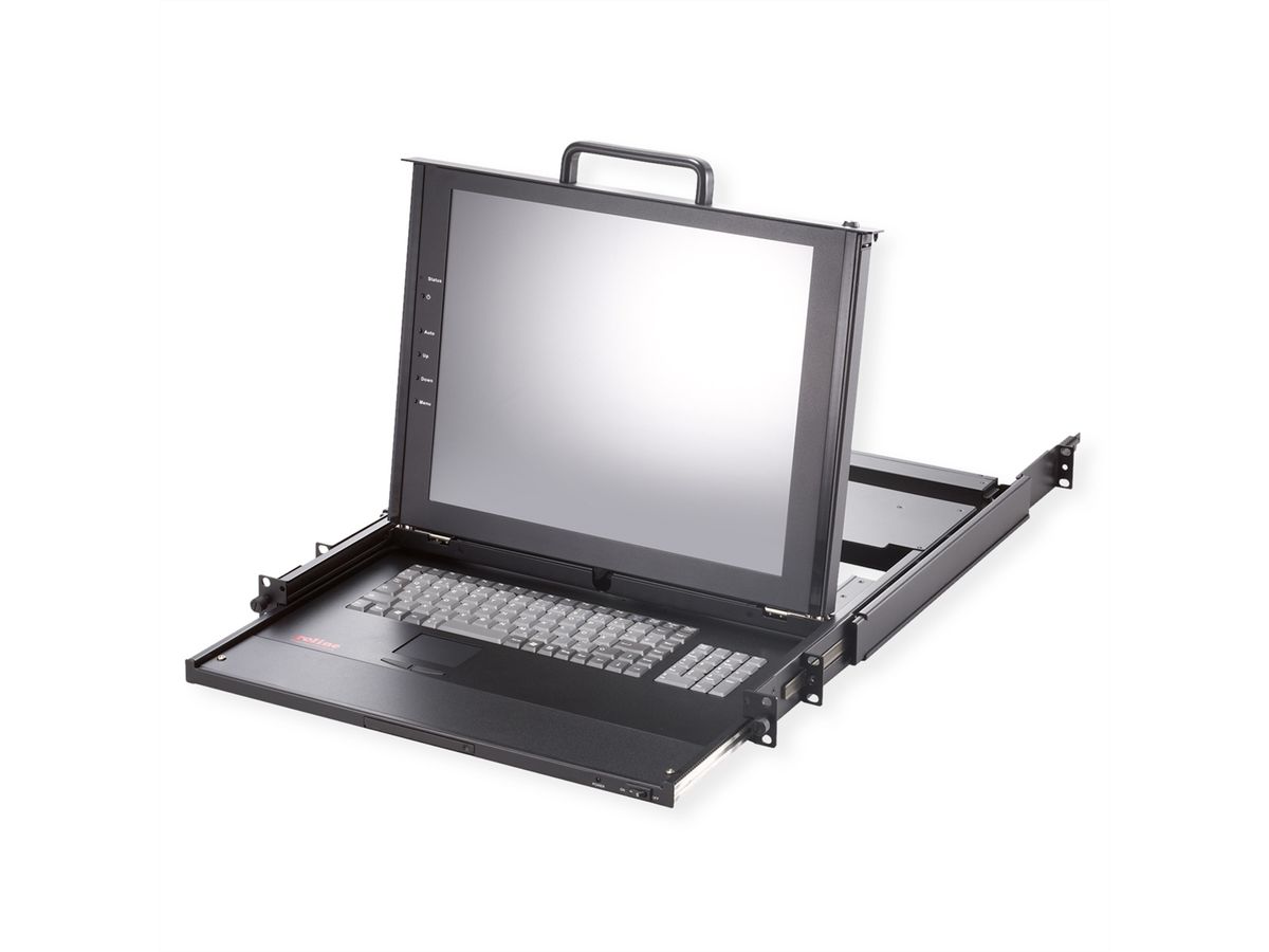 ROLINE 19" LCD-KVM Console, 48 cm (19") TFT, VGA, USB + PS/2, French