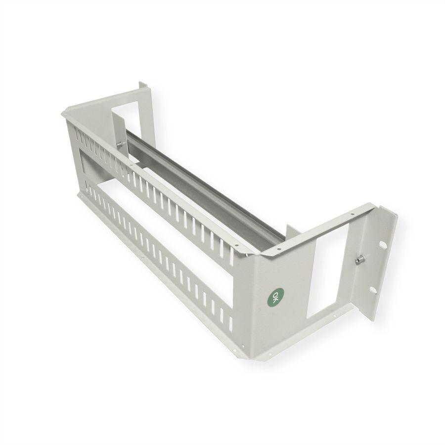 ROLINE 19-inch top-hat rail support 3 U, 133x482x123 HxWxD