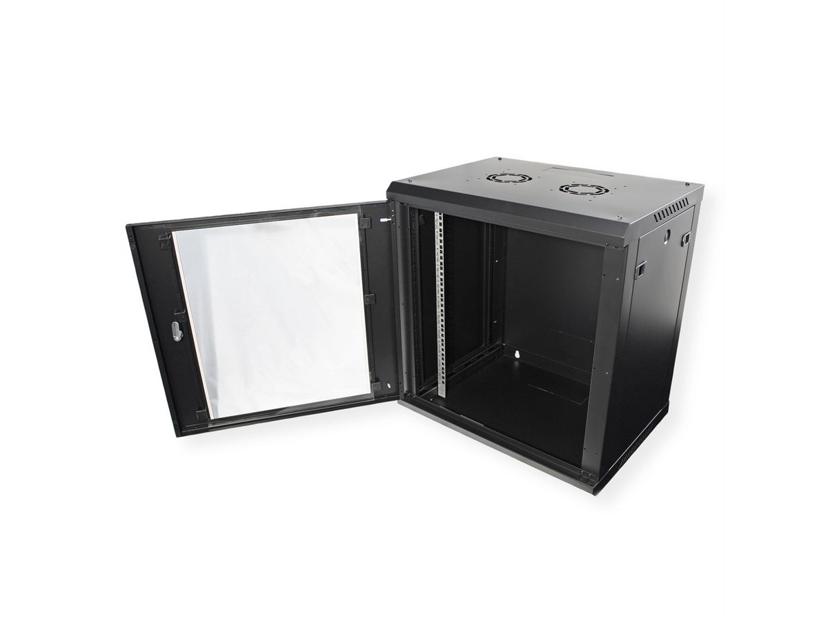 ROLINE 19" Wall Cabinet Basic Plus 12U, 600x450 BxT black