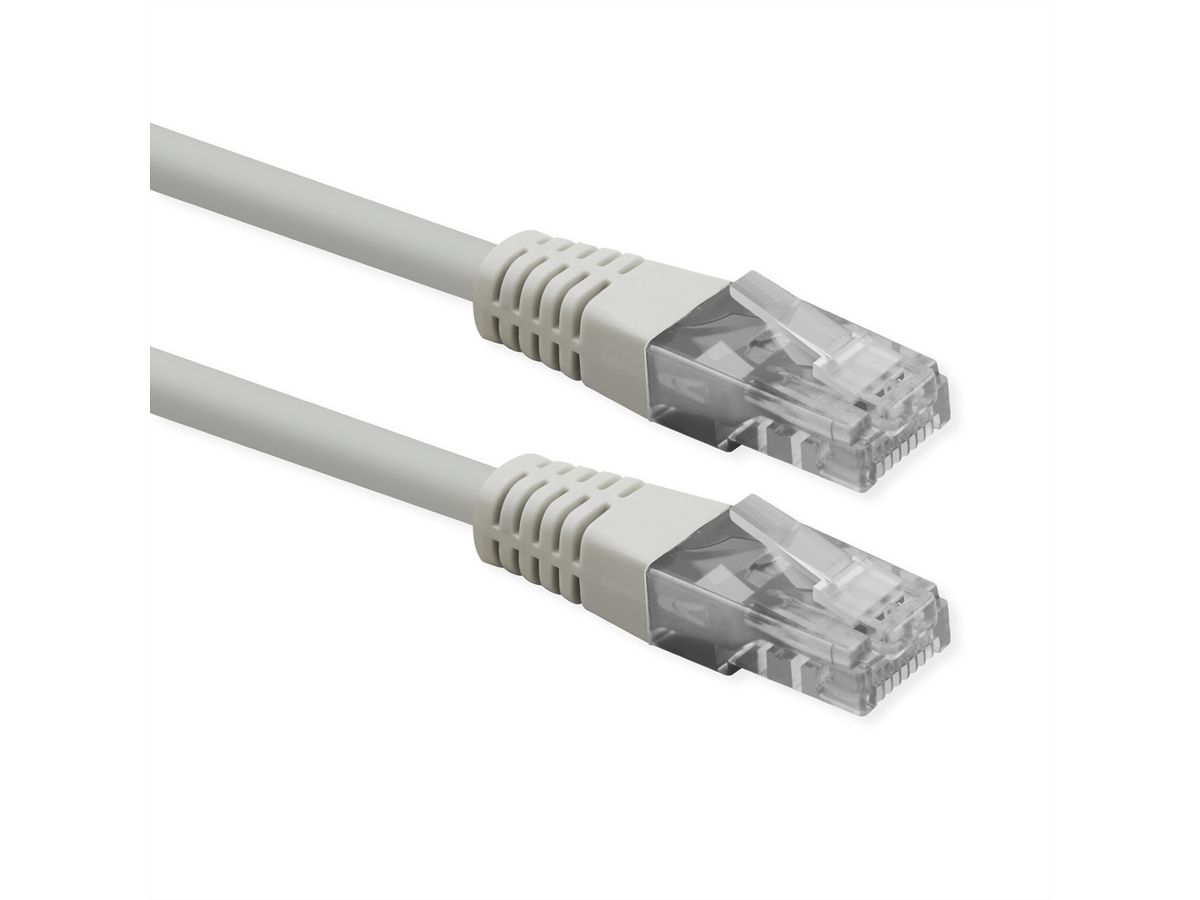 ROLINE UTP Patch Cord, Cat.6 (Class E), PoE, white, 5 m