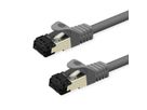 VALUE S/FTP Patch Cord Cat.8 (Class I), stranded, LSOH, grey, 1 m