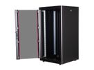 ROLINE 19-inch network cabinet Basic 22 U, 600x600 WxD Glass door black