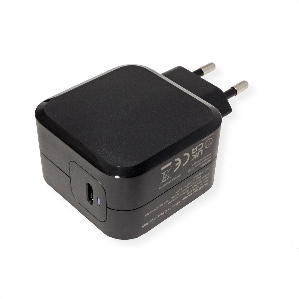 VALUE USB Wall Charger, 1-Port, 45W