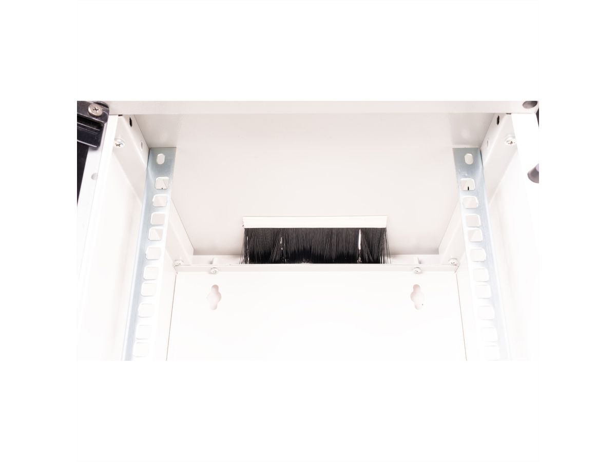 ROLINE 10-inch wall-mounted housing 6 U, 312x300 WxD grey