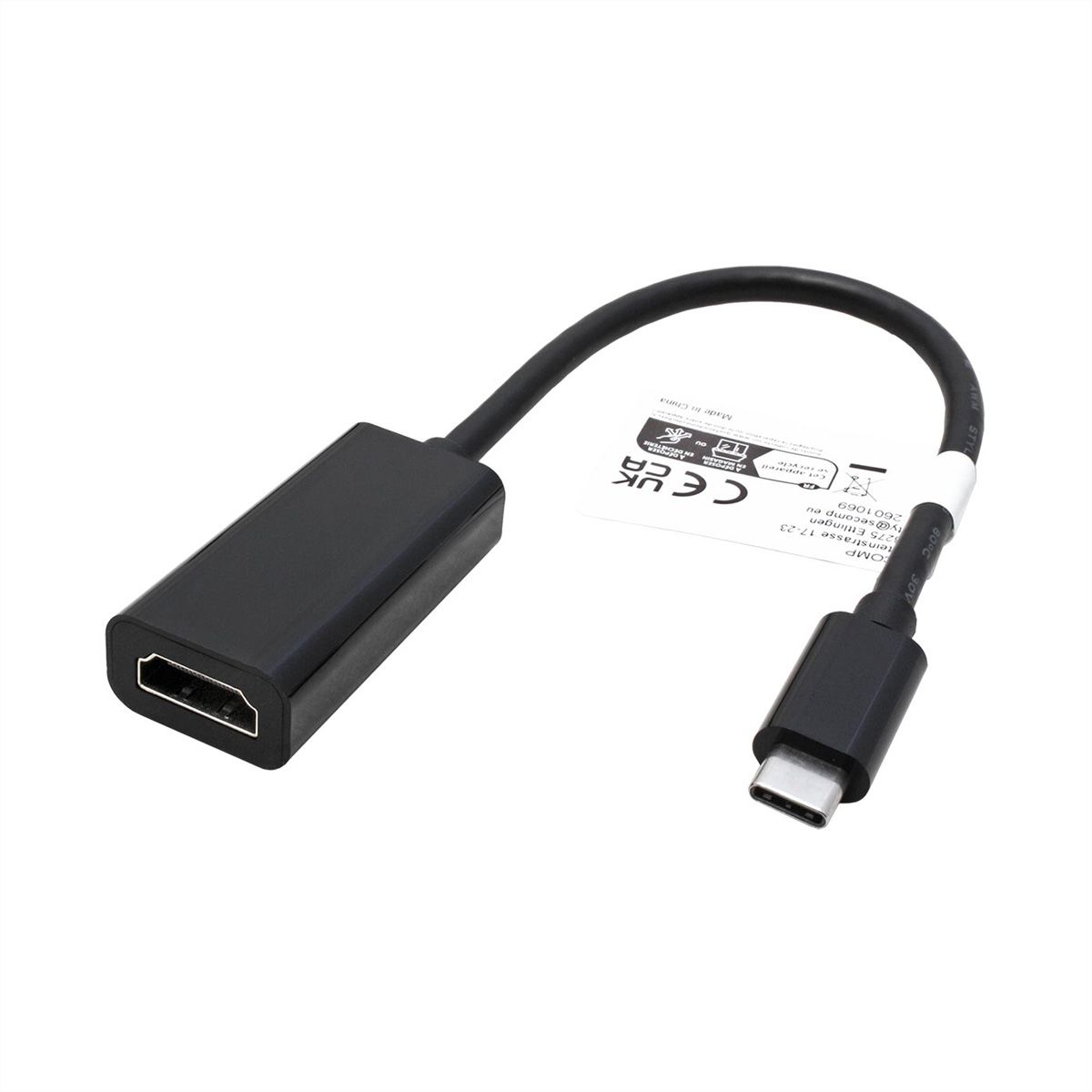 ROLINE Type C - HDMI Cableadapter, M/F, 8K60