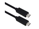 ROLINE USB4 Gen 3 Cable, PD (Power Delivery) 20V5A, with Emark, C-C, M/M, 40 Gbit/s, black, 0.5 m