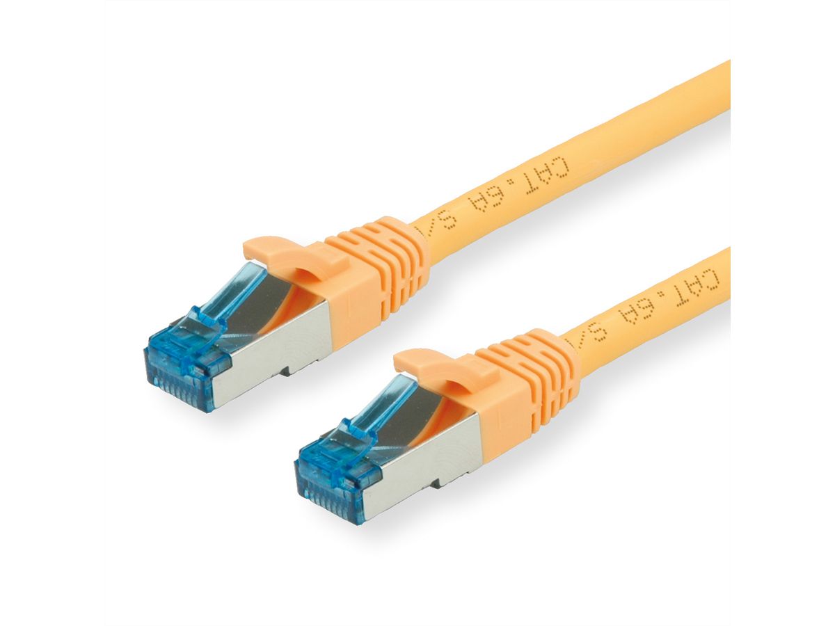 VALUE S/FTP Patch Cord Cat.6A (Class EA), yellow, 2 m