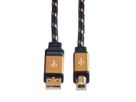 ROLINE GOLD USB 2.0 Cable, A - B, M/M, 4.5 m