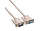 ROLINE VGA Cable, HD15, F/M, 10 m