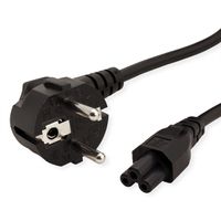 VALUE Power Cable, straight Compaq Connector, black, 0.8 m
