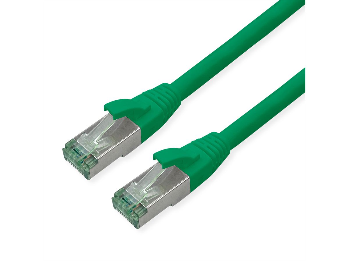 ROLINE RM S/FTP (PiMF) Patch Cord Cat.6A, green, 5 m