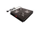 ROLINE 19" roof fan unit with 2 fans, ON/OFF black