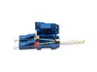 ROLINE Fibre Optic Jumper Cable, Duplex, 9/125µm, OS2, LC/LC, UNIBOOT, yellow, 2 m