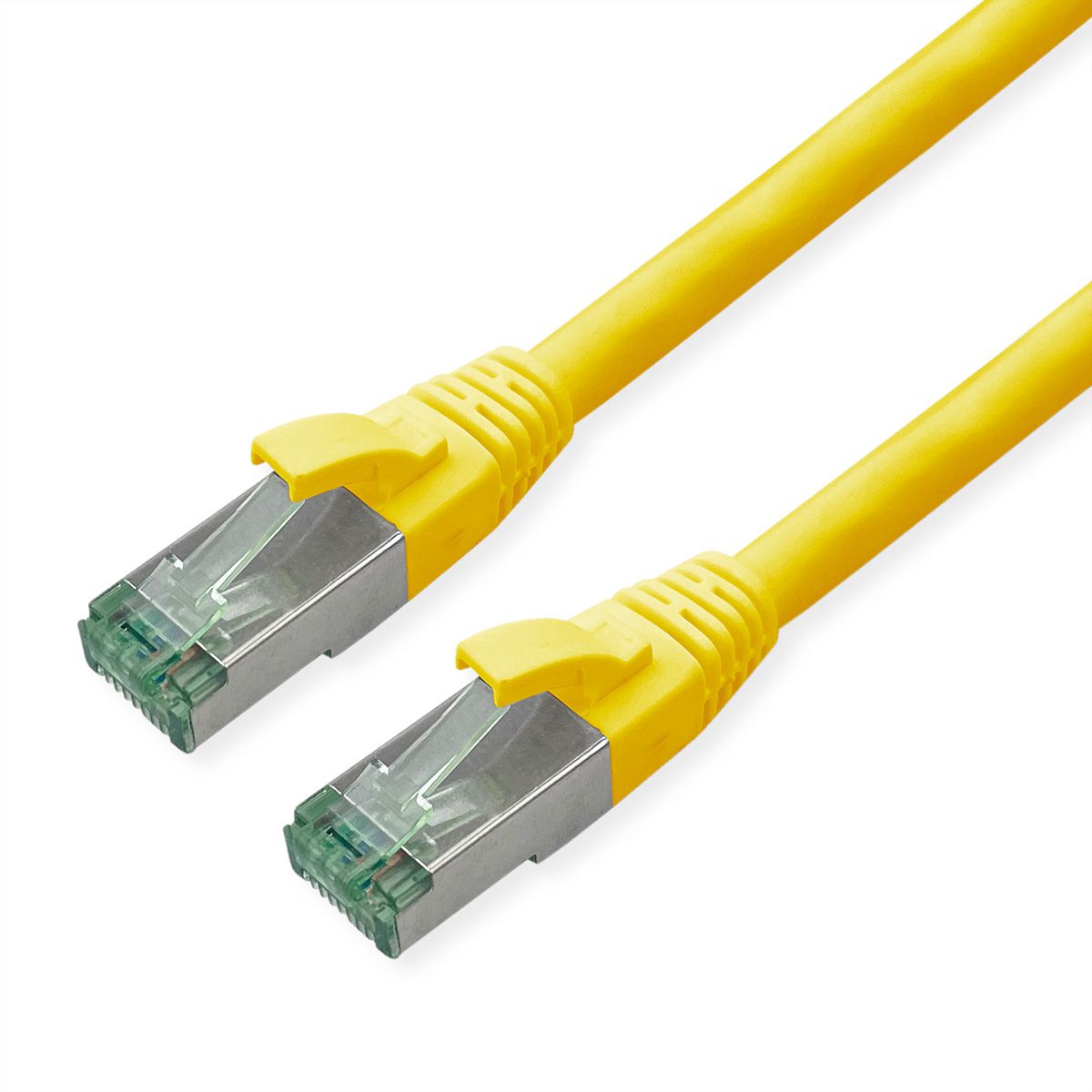 ROLINE RM S/FTP (PiMF) Patch Cord Cat.6A, yellow, 1 m