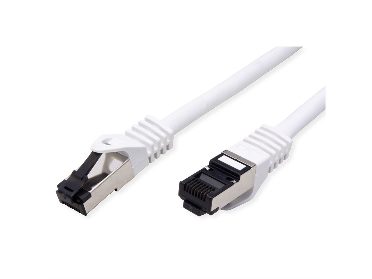 VALUE S/FTP Patch Cord Cat.8 (Class I), stranded, LSOH, white, 3 m