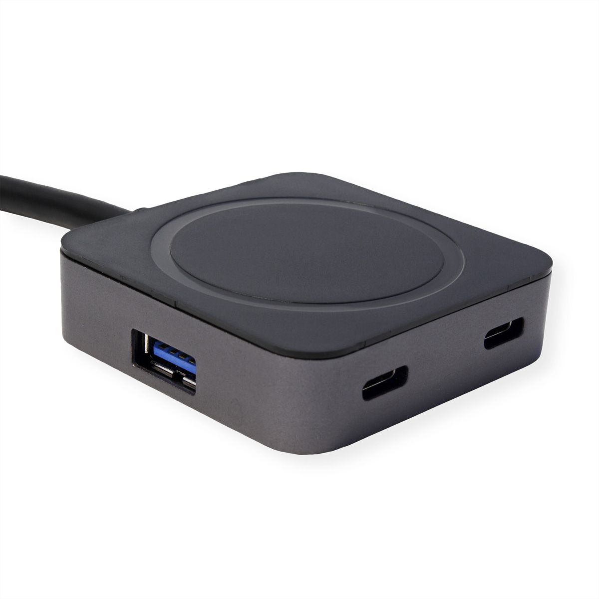 VALUE USB 3.2 Gen1 Hub, 4 Ports (2x A + 2x C), with Extension Cable, 5 m