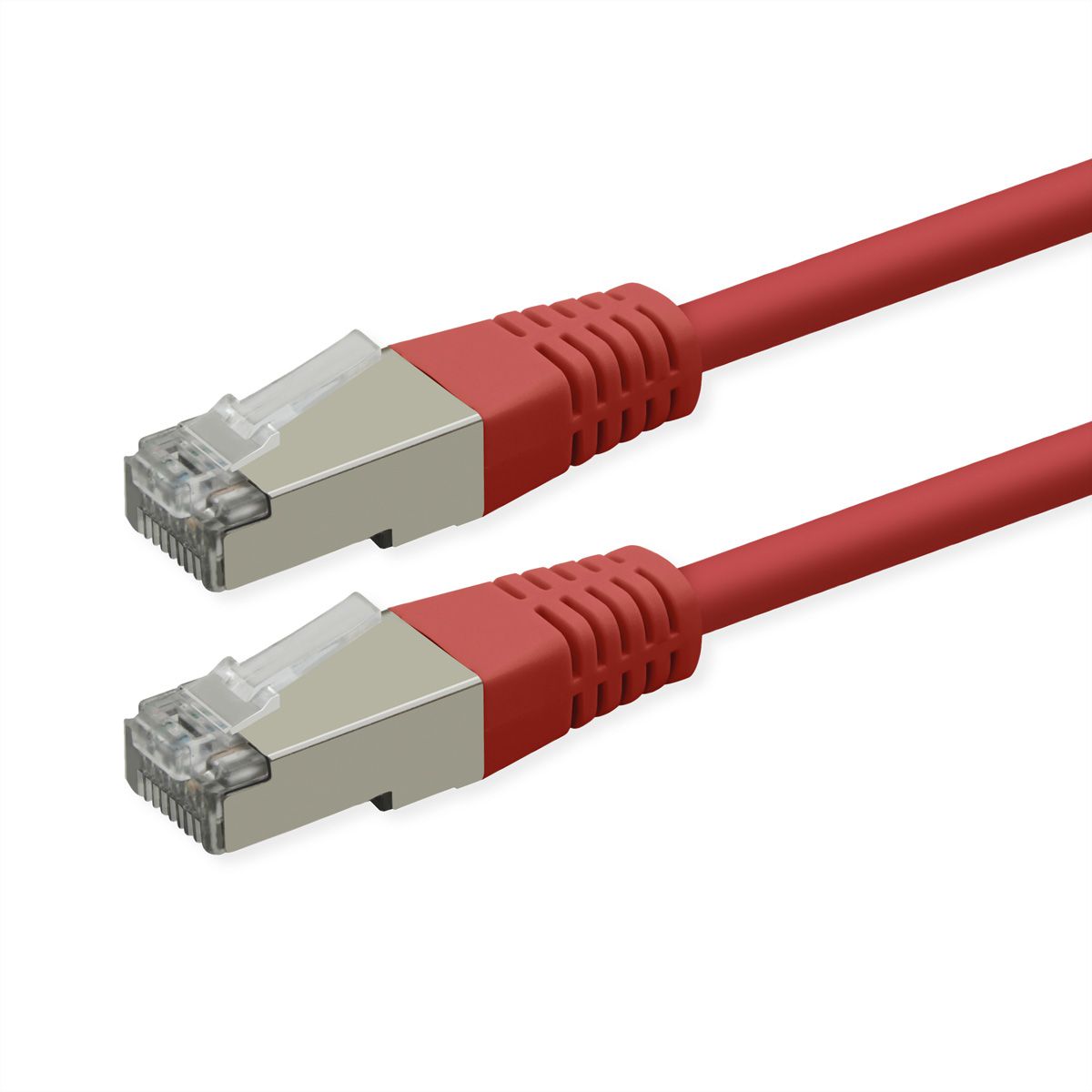 ROLINE S/FTP (PiMF) Patch Cord, Cat.6 (Class E), PoE, red, 7 m
