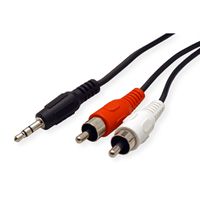 ROLINE 3.5mm/2x RCA (M) Cable, 1.5 m