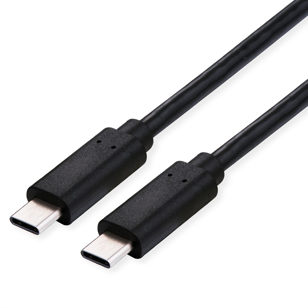 VALUE Cable USB4 Gen3x2, with Emark, C–C, M/M, 8K UHD-2, 40Gbit/s, 100W, black, 1 m