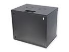 ROLINE 19-inch wall-mounted housing Basic 9 U, 540x400 BxT kit black