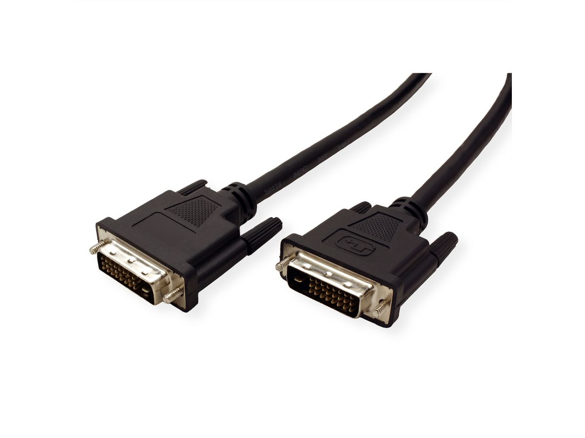 Monitor DVI Cable, DVI M - DVI M, (24+1) dual link, 2 m