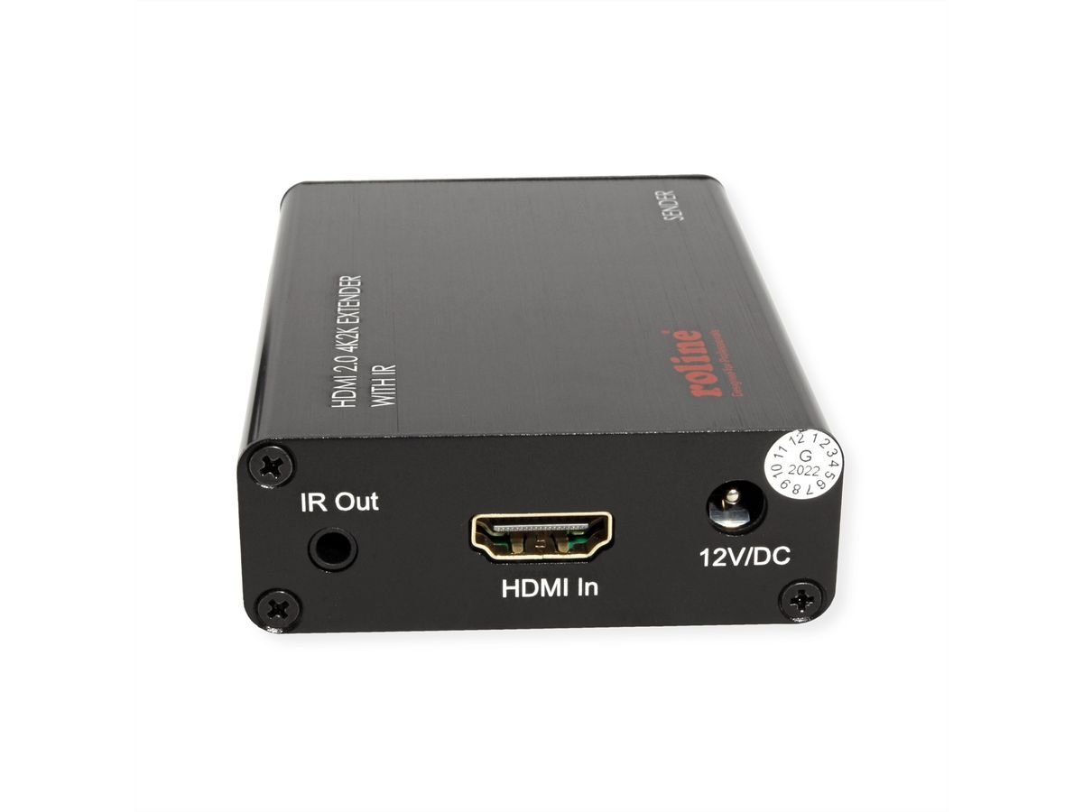 ROLINE Audio/Video System, HDMI, via Cat.6A, 4K@60Hz, 30m/45m