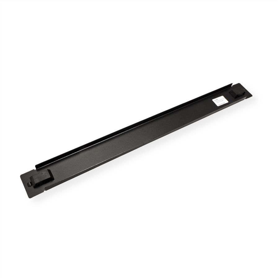 ROLINE 19" Blank Panel, Snap-in, 1U, Metal, black