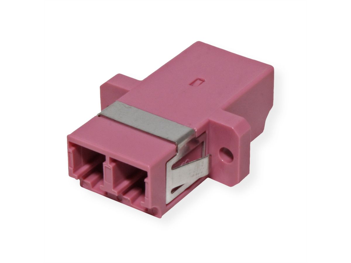 VALUE Fibre Optic Adapter LC/LC Duplex, OM4