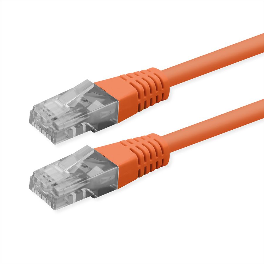 ROLINE UTP Patch Cord, Cat.6 (Class E), PoE, orange, 5 m