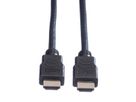 VALUE HDMI High Speed Cable + Ethernet, M/M, black, 2 m