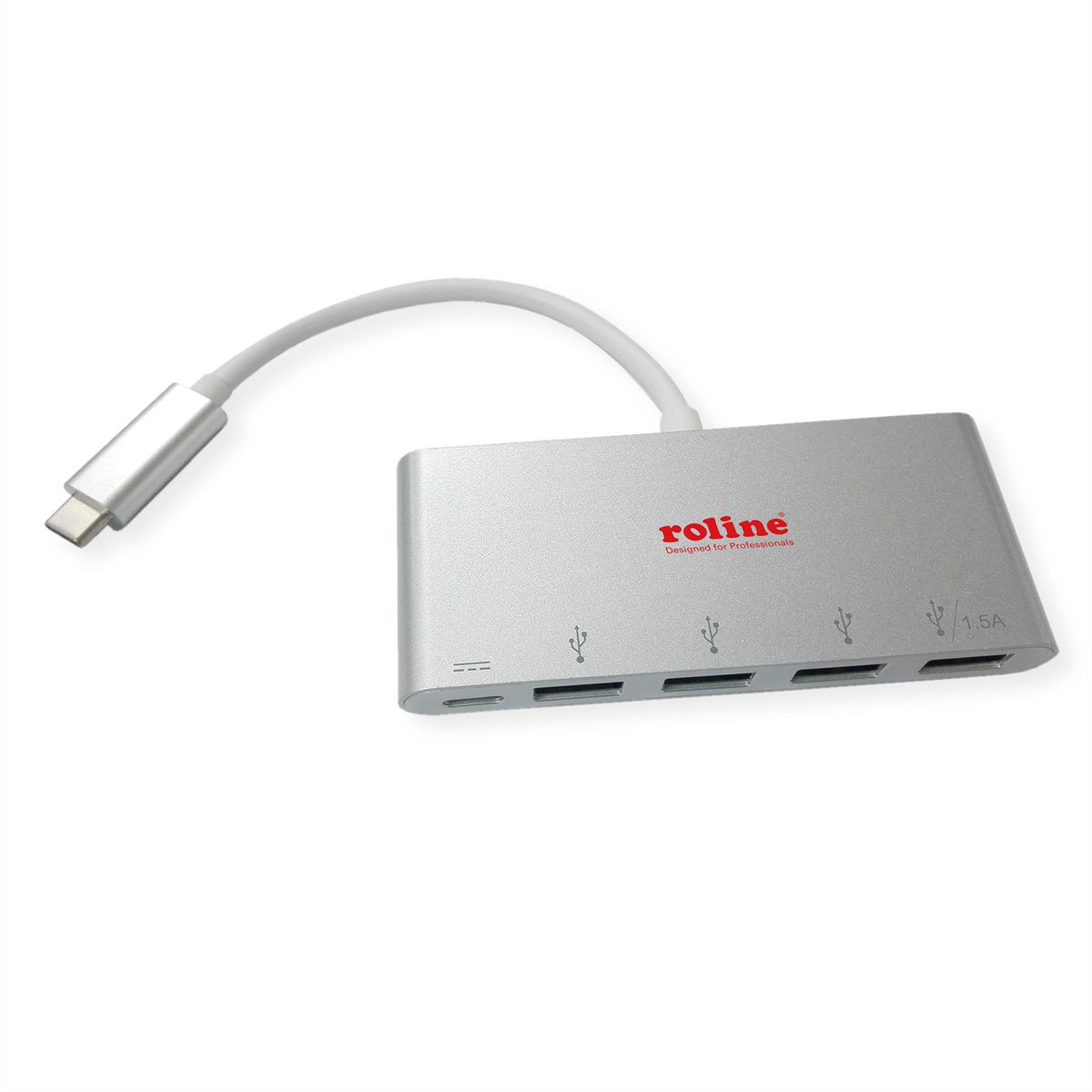 ROLINE USB 3.2 Gen 1 Hub, 4x USB A, 1x PD, Type C
