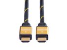 ROLINE GOLD HDMI High Speed Cable + Ethernet, M/M, 2 m