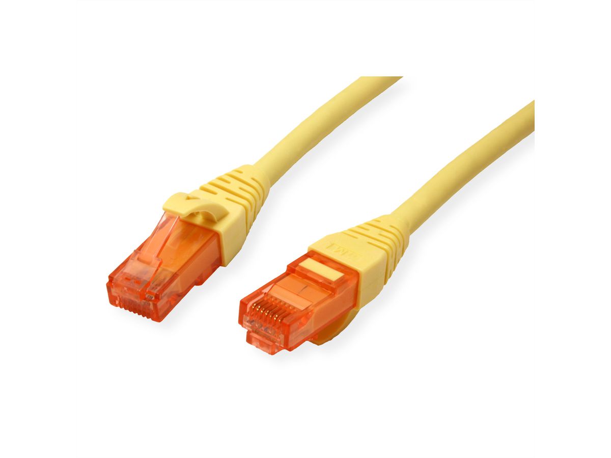 ROLINE UTP Cable Cat.6 Component Level, LSOH, yellow, 1.5 m