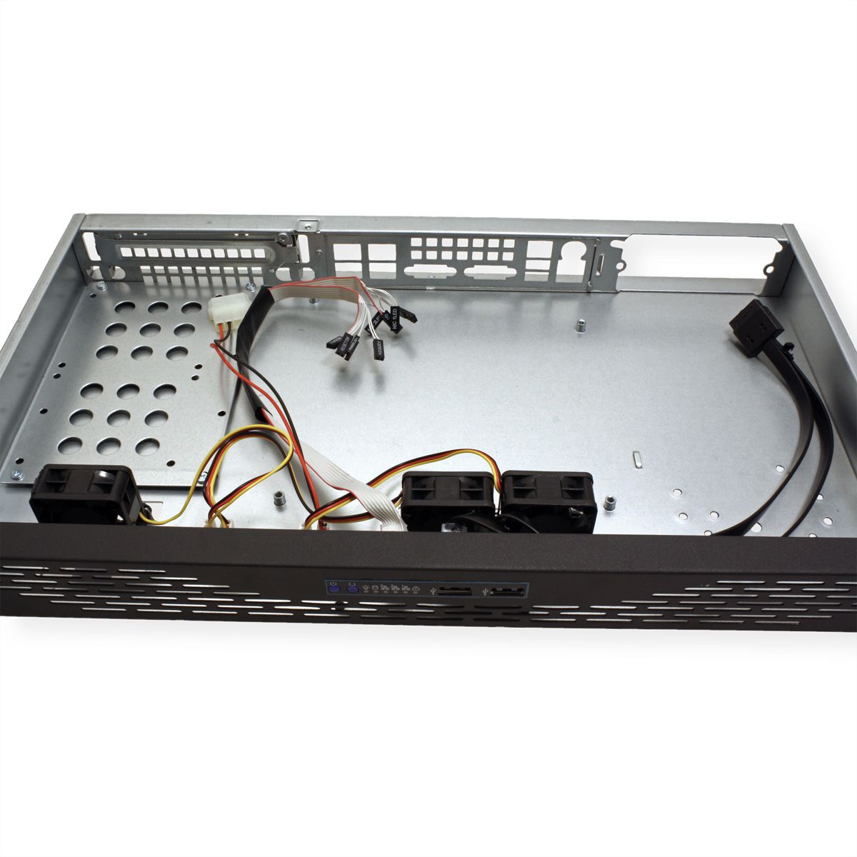 19" Industrial Rack-Mount Server Chassis, 1UH, 1U-K-125L, black