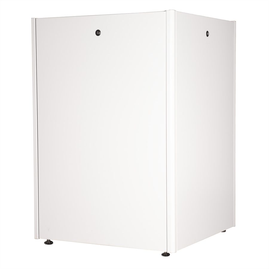 ROLINE 19-inch network cabinet Basic 22 U, 800x800 WxD glass door grey