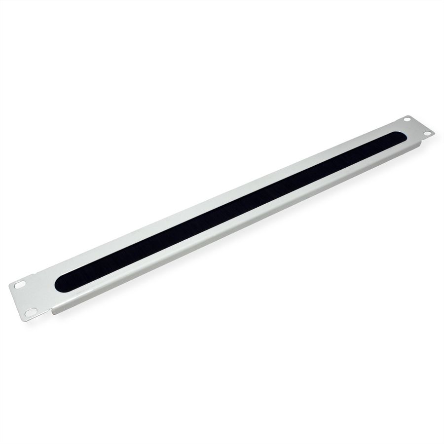 VALUE 19" Cable Entry 1U with Brush Seal, grey