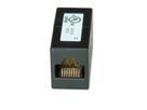 ROLINE RJ-45 Modular Coupler, Cat.6 (Class E), UTP, black, 25pcs.