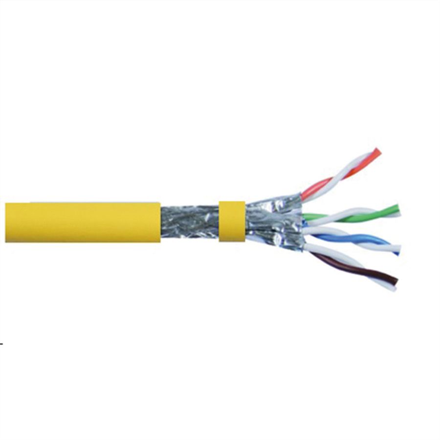 ROLINE S/FTP Cable Cat.8 (Class I), Solid Wire, LSOH, 100 m