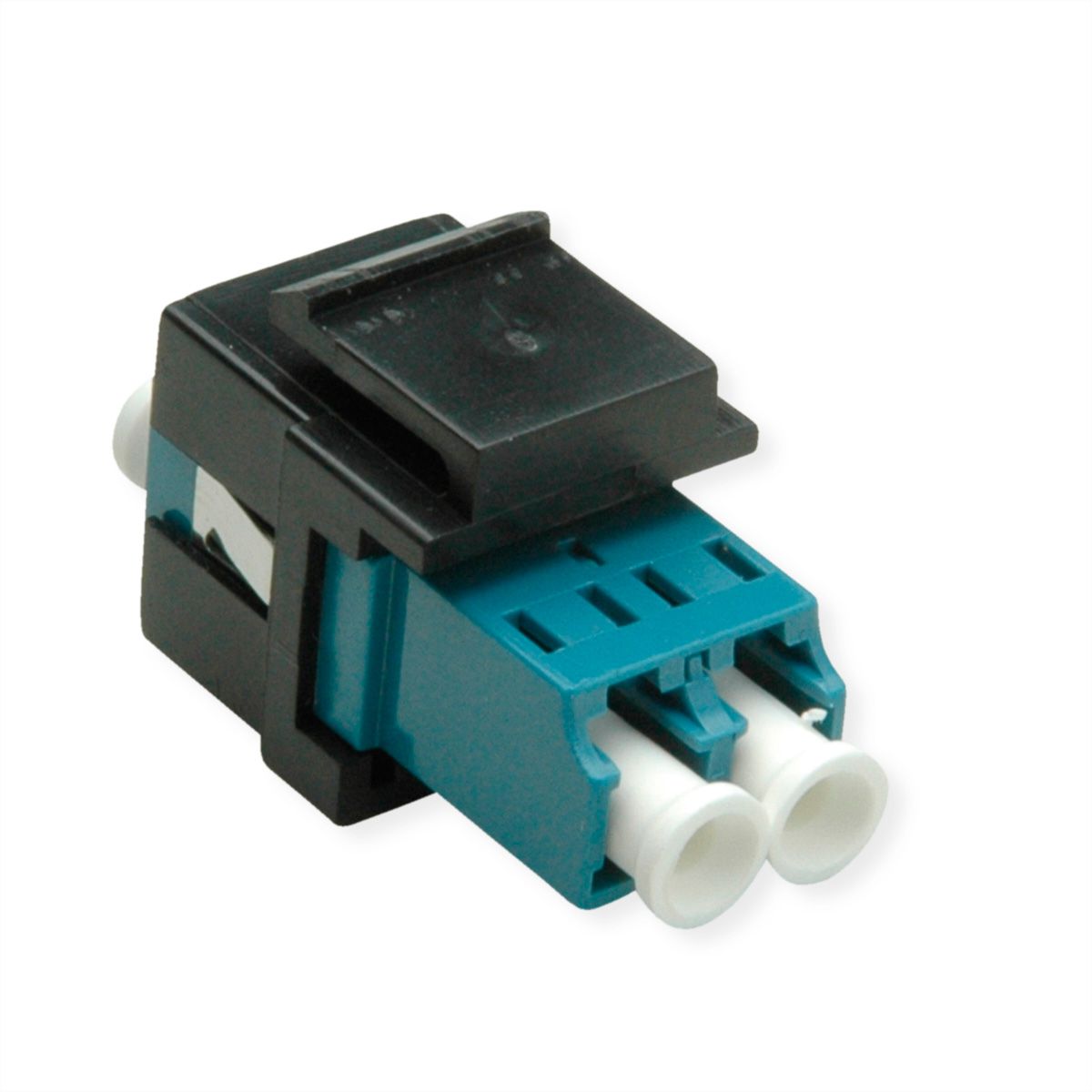 ROLINE Fiber Optic Keystone Jack, LC/LC Duplex, Singlemode, OS2