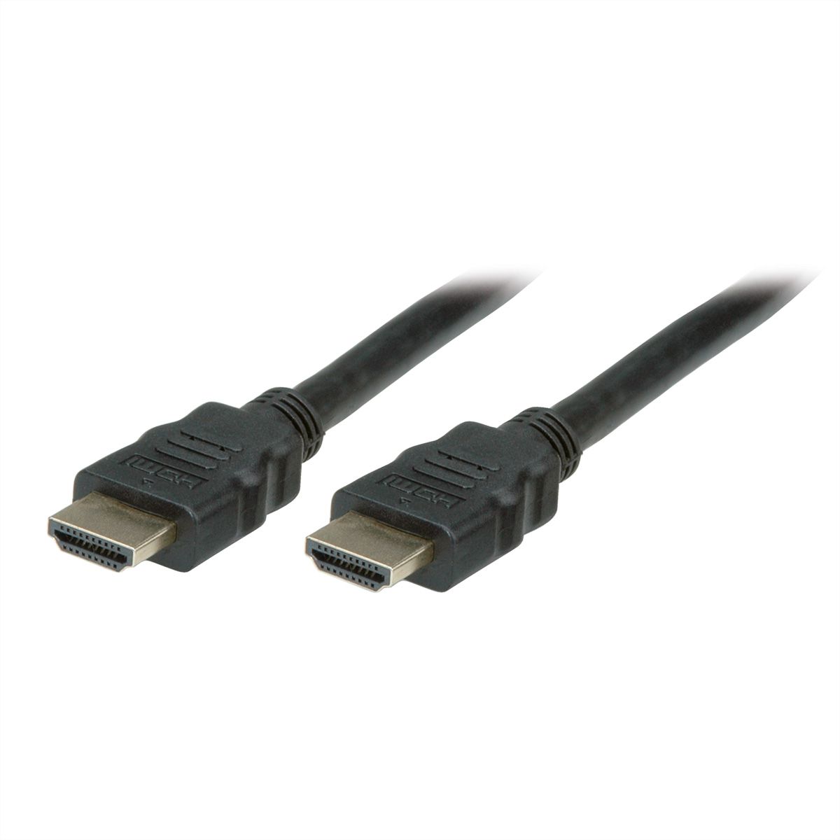 STANDARD HDMI Ultra HD Cable + Ethernet, M/M, black, 1 m
