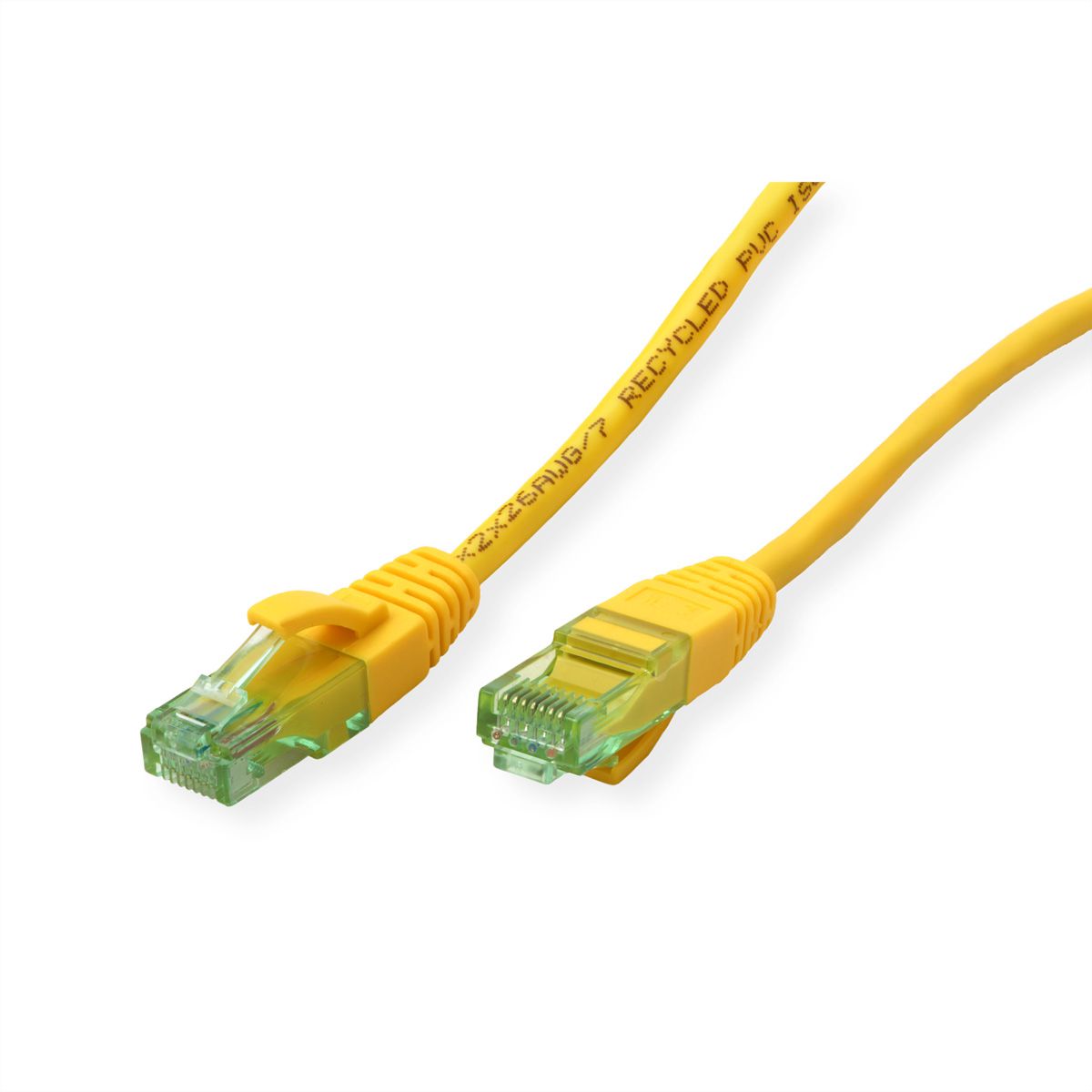 ROLINE RM UTP Patch Cord Cat.6A, yellow, 0.5 m