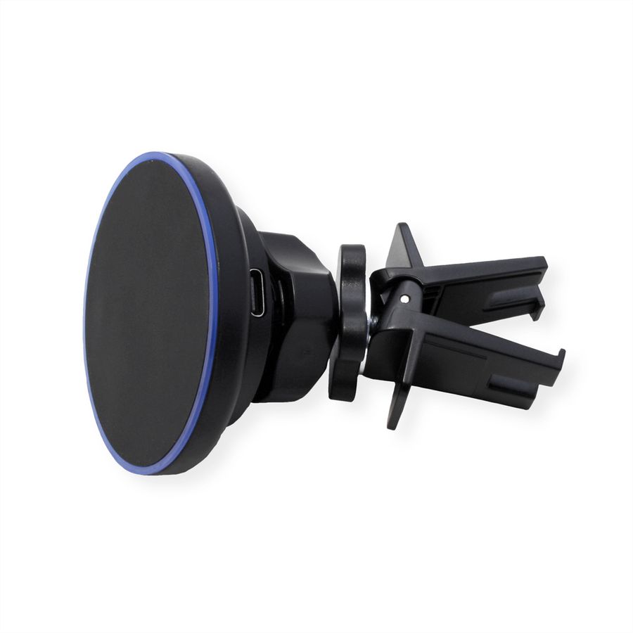 ROLINE Wireless Charger (15W) and Car Smartphone Holder, Magnetic
