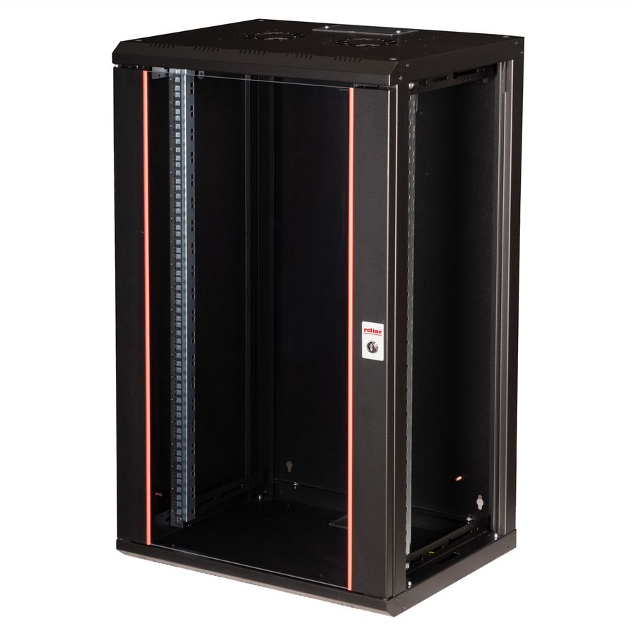 ROLINE 19-inch wall-mounted housing Pro 20 U, 600x450 WxD black