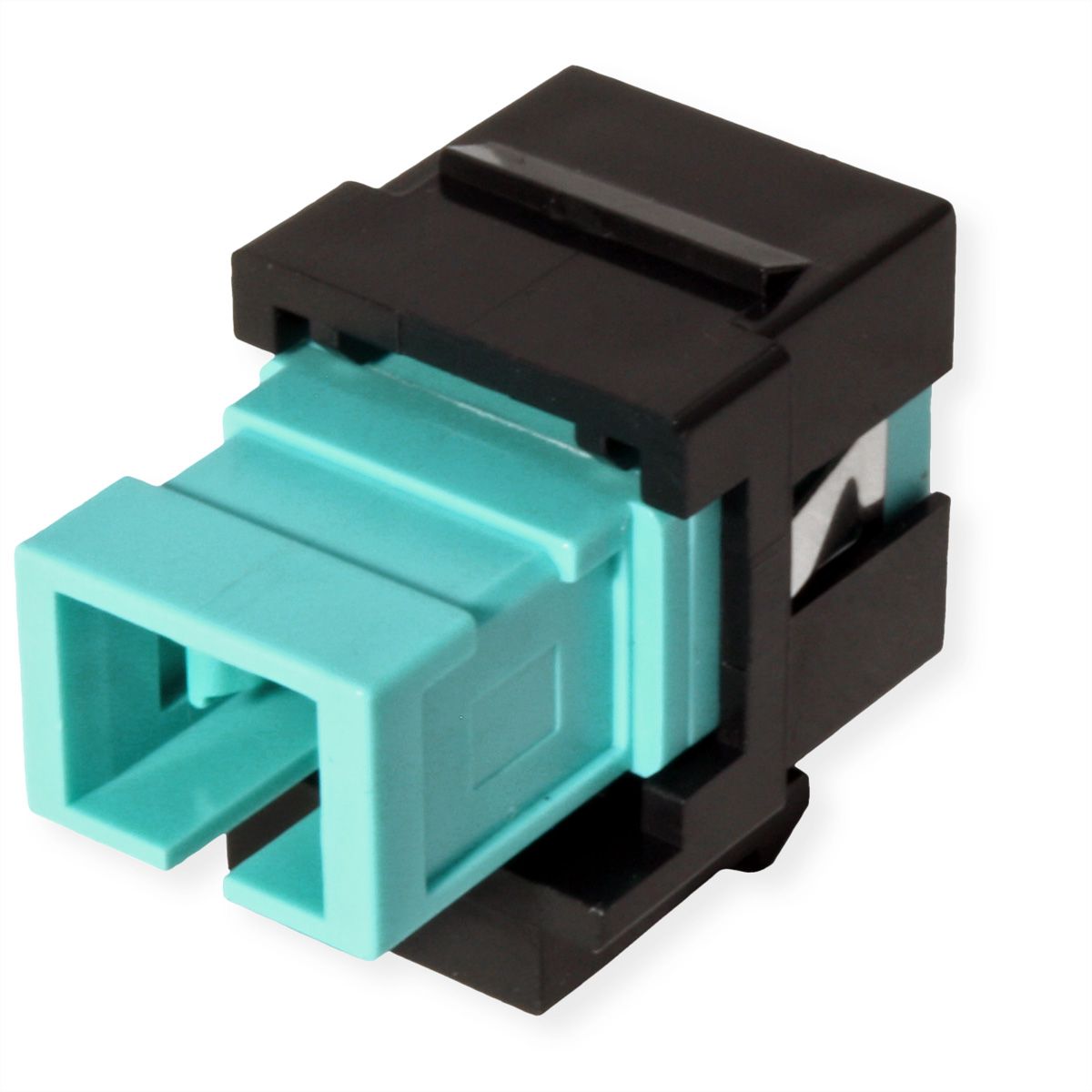 ROLINE Fiber Optic Keystone Jack, SC Simplex, Multimode, OM3