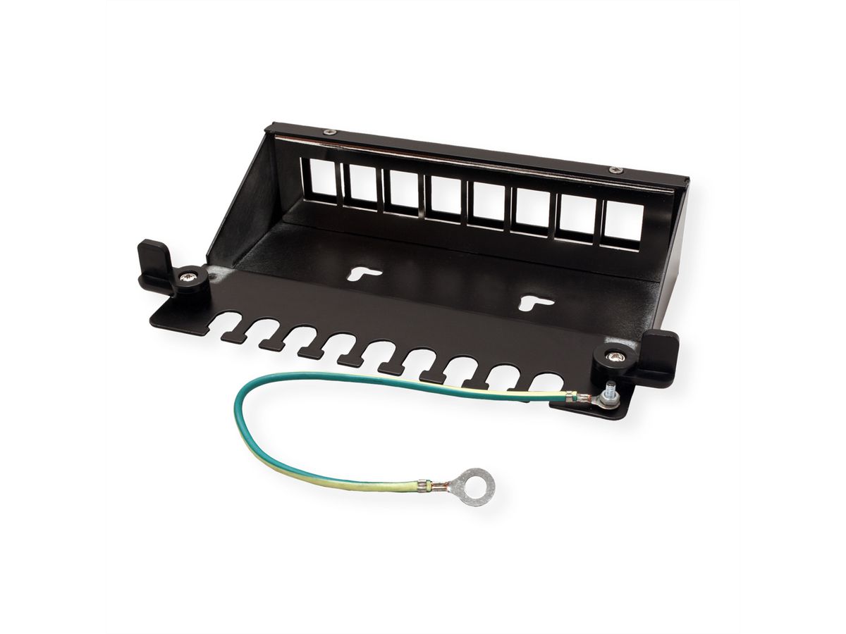 VALUE Keystone Module frame, 8 Ports, black