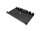 ROLINE 19" 1U Fiber Optic Patch Panel, for 16 Keystones, black
