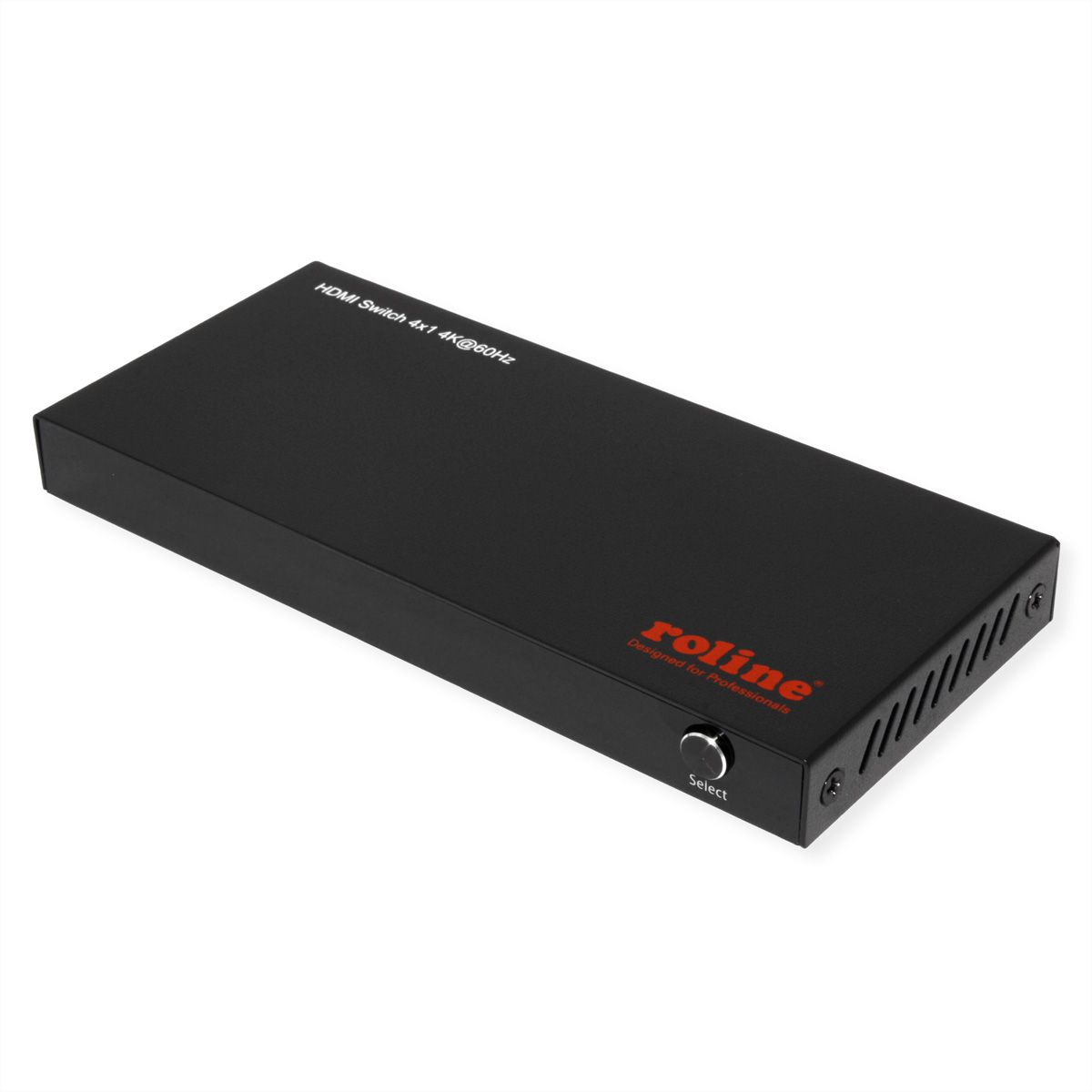 ROLINE HDMI Switch, 4x1, 4K60Hz, with Remote Control