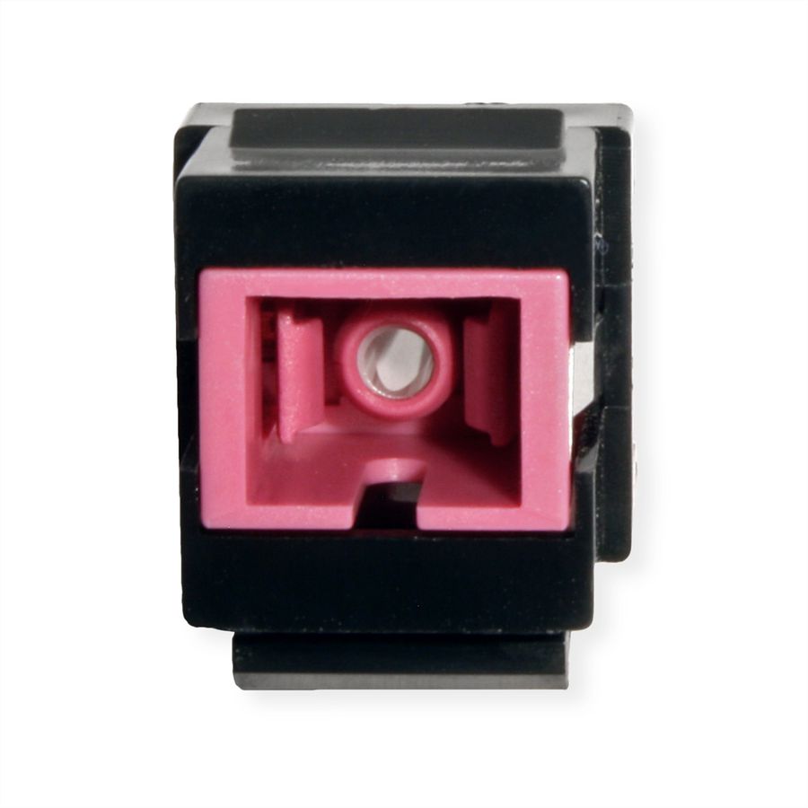 ROLINE Fiber Optic Keystone Jack, SC Simplex, Multimode, OM4