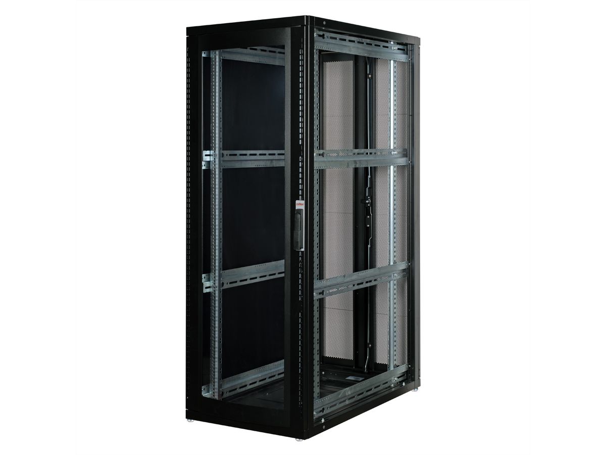 ROLINE 19-inch server rack Pro 36 U, 600x1000 WxD black perspex